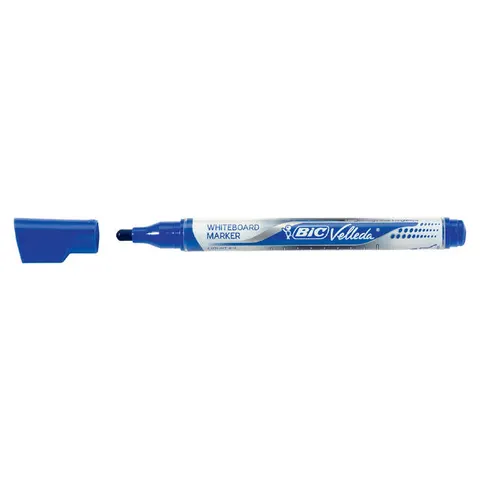 Whiteboardmarker Bic Velleda liquid rond medium blauw – afbeelding 3