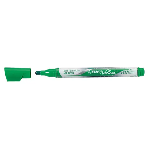 Whiteboardmarker Bic Velleda liquid rond medium groen – afbeelding 3