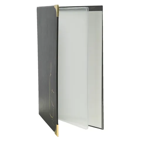 Securit® A4 Basic-wijnkaart in zwart – afbeelding 3