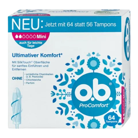 O.B. ProComfort Mini Tampons - 64 stuks – afbeelding 3