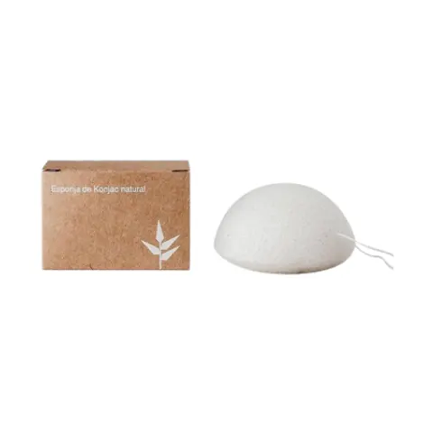 Banbu Konjac Lichaamsspons - Wit – afbeelding 2
