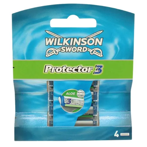 Wilkinson Sword Protector3 Scheermesjes Navullingen - 4 stuks – afbeelding 4