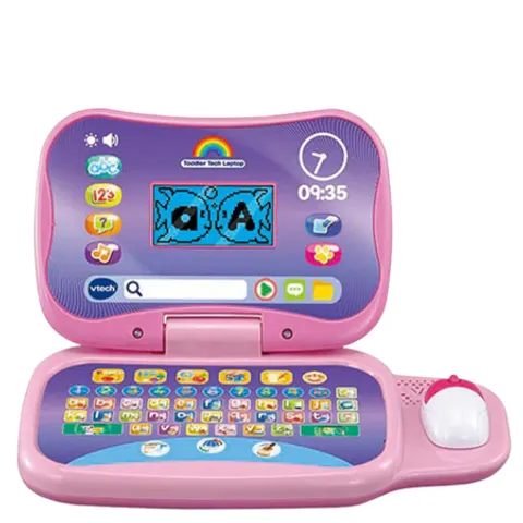VTech Toddler Tech Pink Laptop – afbeelding 3
