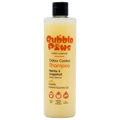 Bubble Paws Nectar & Grapefruit Geurcontrolerende Hondenshampoo - 415 ml – afbeelding 3