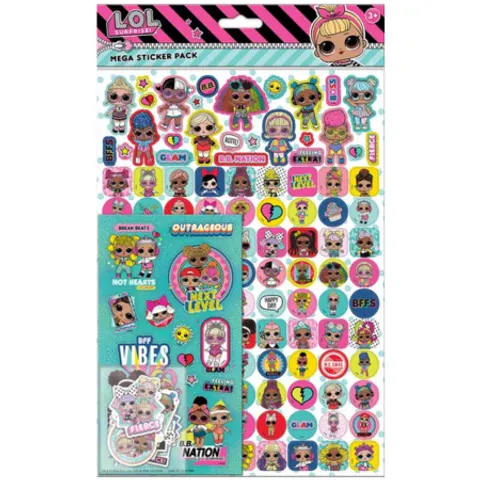 L.O.L. Surprise Next Level Mega Sticker Pack – afbeelding 3