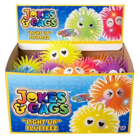 Fluffeez Light Up Puffer Ball Assorted – 4 Inch – afbeelding 3