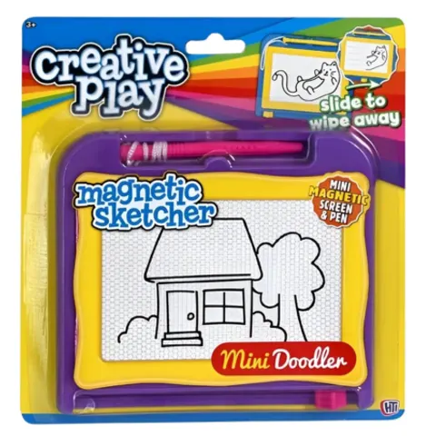 Creative Play Mini Doodler Magnetic Sketcher Pad Assorted – afbeelding 3
