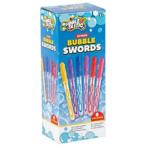 Bubble Tastic Bubble Swords Pack – 12 st – afbeelding 3