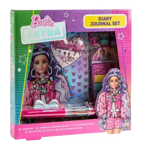 Barbie Extra Dagboek & Journal Set – afbeelding 3