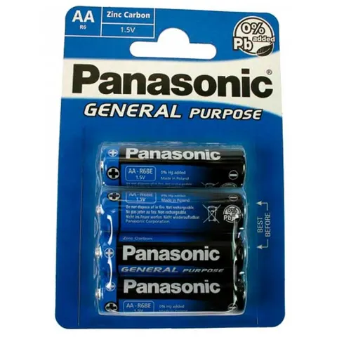 Panasonic R6 4xAA batterijen – afbeelding 3