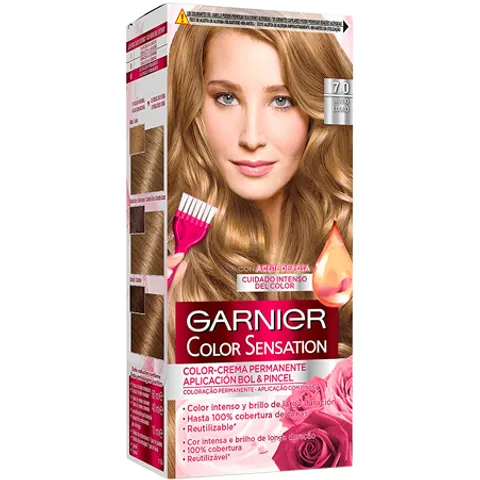 Garnier Color Sensations Haarkleuring - 7.0 Blond – afbeelding 3