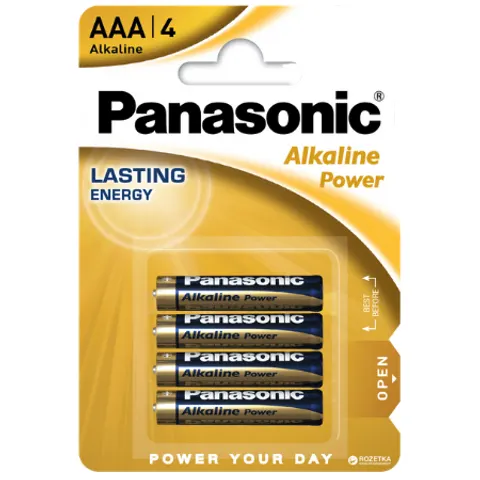 Panasonic Alkaline 4xAAA batterijen – afbeelding 3