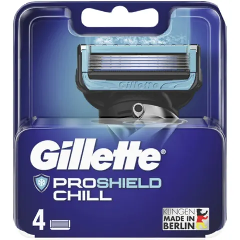 Gillette ProSheild Chill scheermesjes 4 stuks – afbeelding 3