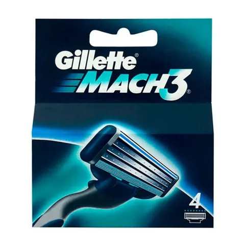 Gillette Mach3 Scheermesjes - 4 stuks – afbeelding 2