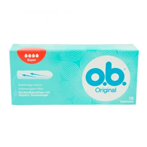 O.B. Tampons Super 16 stuks – afbeelding 2