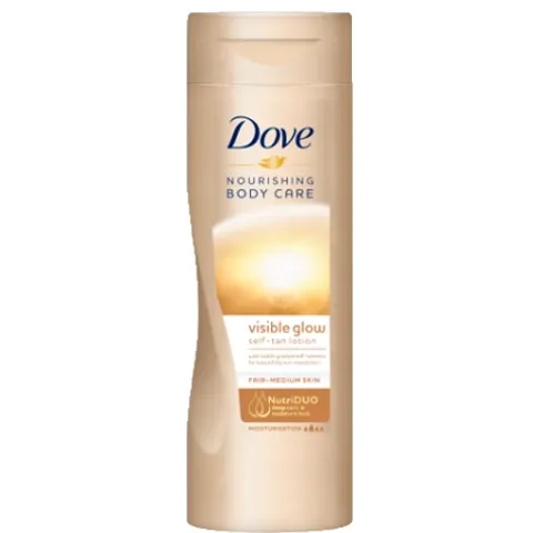 Dove Visible Glow Lotion Fair/Medium - 250 ml – afbeelding 2