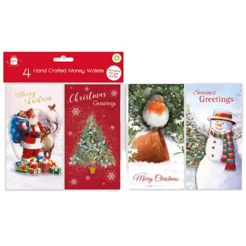 Giftmaker kerstkaart - 4 stuks – afbeelding 2