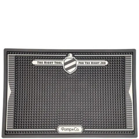 Pomp & Co. Kapper Gereedschapsmat Rubberen Mat – afbeelding 2