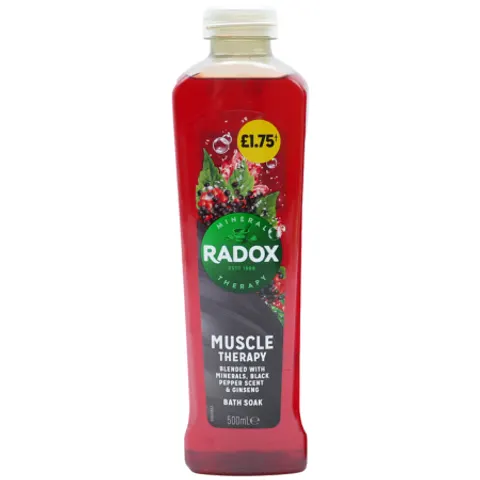 Radox Muscle Therapy Badschuim - 500ml – afbeelding 2