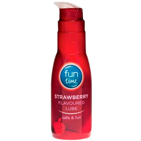 Fun Time Aardbeien Glijmiddel - 75ML – afbeelding 2
