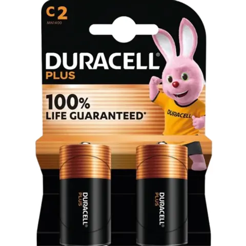 Duracell Plus Batterijen MN1400 C – 2 st – afbeelding 3