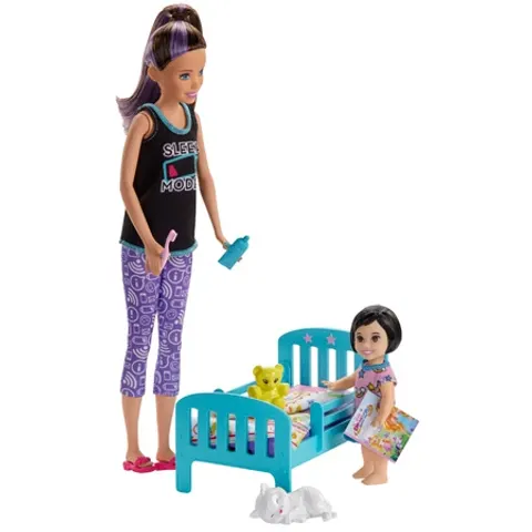 Barbie Babysitter Bedtijd Speelset – afbeelding 3
