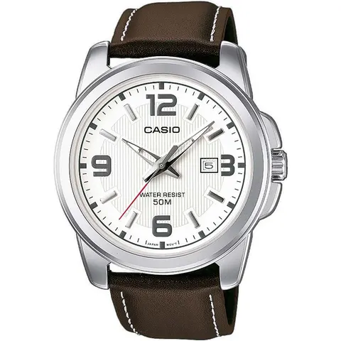 CASIO Timeless Collection Uhr MTP-1314PL-7AV | Silber – Silber OSFA – Bild 2