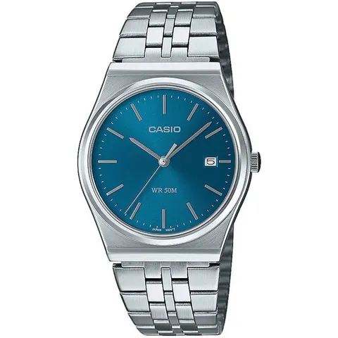 CASIO Timeless Collection Uhr MTP-B145D-2A2V | Silber – Silber OSFA – Bild 2
