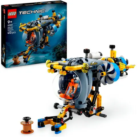 LEGO Technic Tiefseeforscher U-Boot 42201 – Mehrfarbig – Bild 2