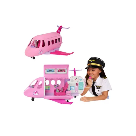 Barbie Spielzeug-Flugzeug Barbie Traumland Traumflugzeug, mit Sound, Länge ca. 72 cm – bunt – Bild 2