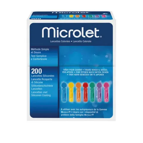 Microlet Lanzetten farbig – Bild 2