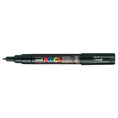 POSCA Pigmentmarker PC-1MC, schwarz – Bild 2
