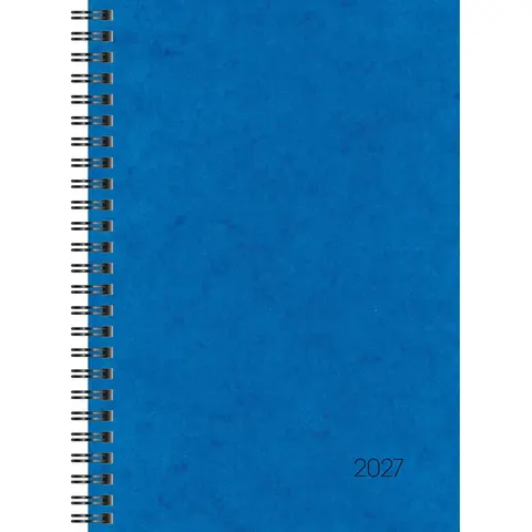 Buchkalender Mod. 796 2027 | A5, Karton, blau – Bild 2