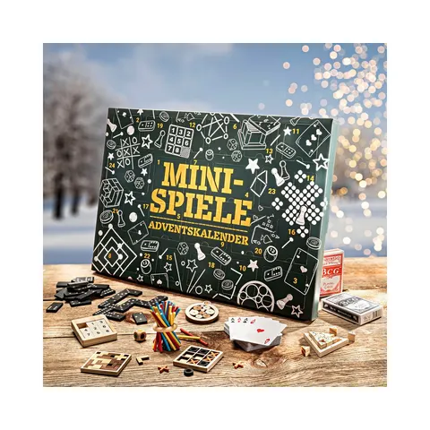 None Adventskalender Mini-Spiele – weiß – Bild 2