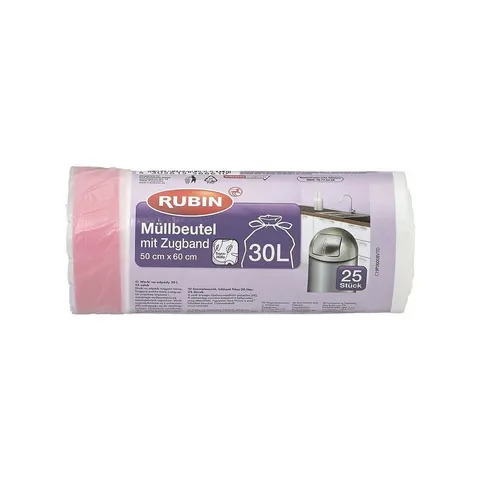 RUBIN Müllbeutel 30,0 l rot – Bild 2