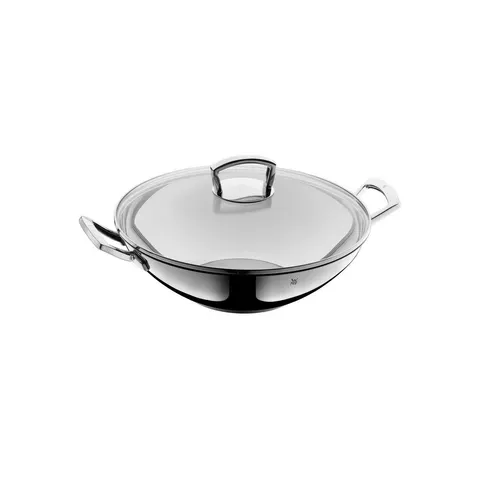 WMF Wok ¦ silber ¦ Edelstahl Ø: 36 – Bild 2