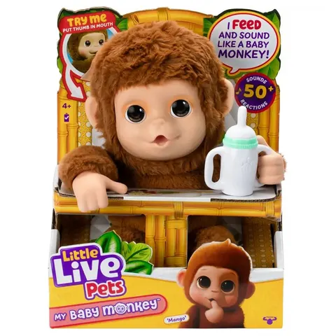 Moose Toys My Baby Monkey Mango - Junge/Maedchen - e - Lichteffekte - Mit – Bild 2