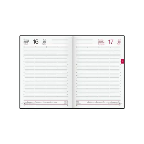 Buchkalender Mod. Conform 2027 | A4, Kunststoff, schwarz – 7027503907 – Bild 2