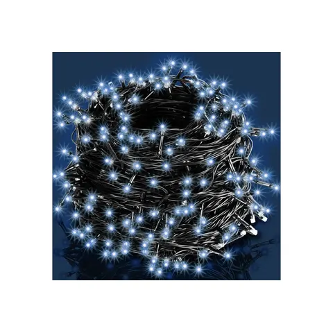 Deuba® Lichterkette Weihnachten Blau 6m Timer – Bild 2