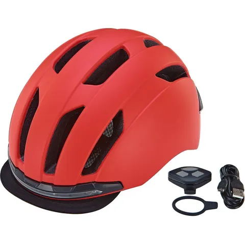 Prophete Fahrradhelm – rot – Bild 2