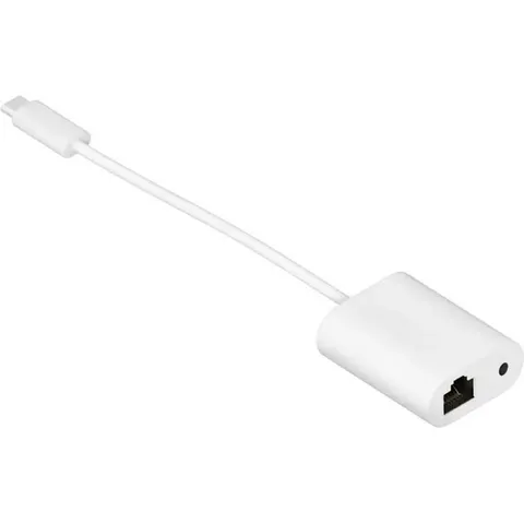 Sonos Combo-Adapter 3,5-mm-Klinke, RJ-45 (Ethernet) zu USB Typ C, 20 cm – weiß – Bild 2