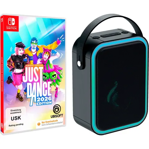 Just Dance 2026 + Bluetooth Concert Lautsprecher (Code in a Box), Nintendo Switch – Bild 2