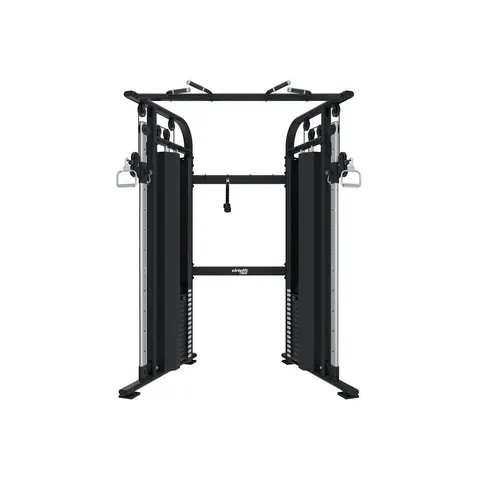 VirtuFit Kraftstation CC100 - Cable Crossover - Dual Adjustable Pulley - Functional Trainer – silberfarben – Bild 2
