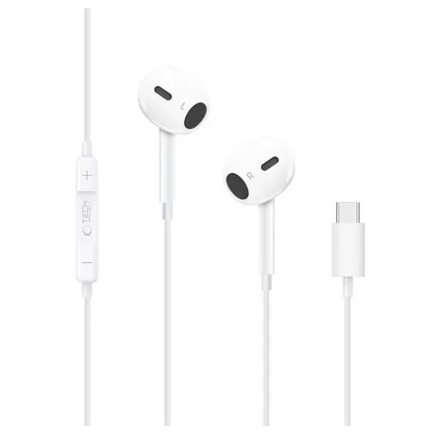Handsfree USB-C Tech-Protect Ultraboost Core G2, Weiß – Bild 3