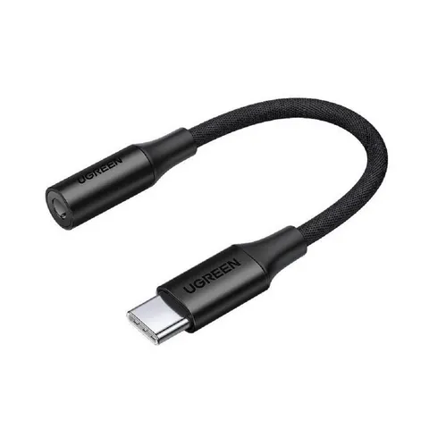 Audioadapter USB-C - 3,5mm UGREEN AV161, Schwarz – Bild 2
