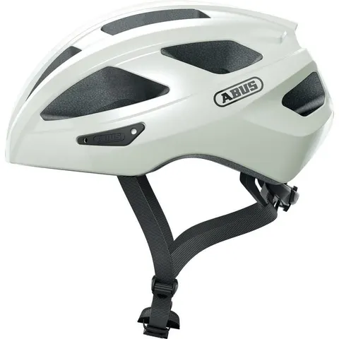 Abus Helm Macator pearl white L 58 bis 62cm – Bild 3