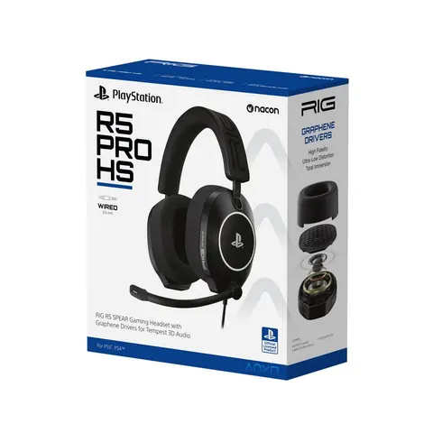 RIG R5 Pro HS Schwarz Gaming-Headset – Bild 3