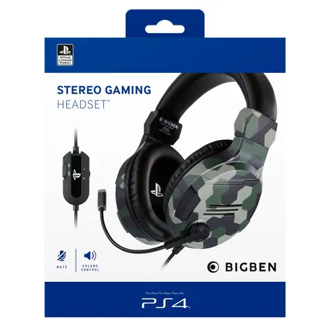 PS4 Stereo-Headset V3 camo grün – Bild 2
