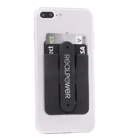 RealPower Smartphoneständer + Smart Wallet (Kartenfach) – Bild 2