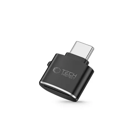 USB-C Kartenleser Tech-Protect Ultraboost, microSD, Schwarz – Bild 3